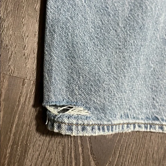 Pacsun Casey Low Rise Baggy Jeans Butt Slit Light Indigo Size 24 - Picture 9 of 9